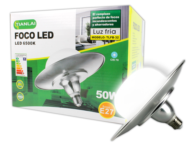 FOCO LED EXTERIOR ESTANCO ALTA DISIPACIÓN 300W CON 6 LEDS